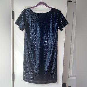 navy lulus dress with sequins
